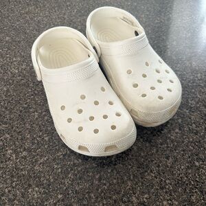 Women’s White Crocs